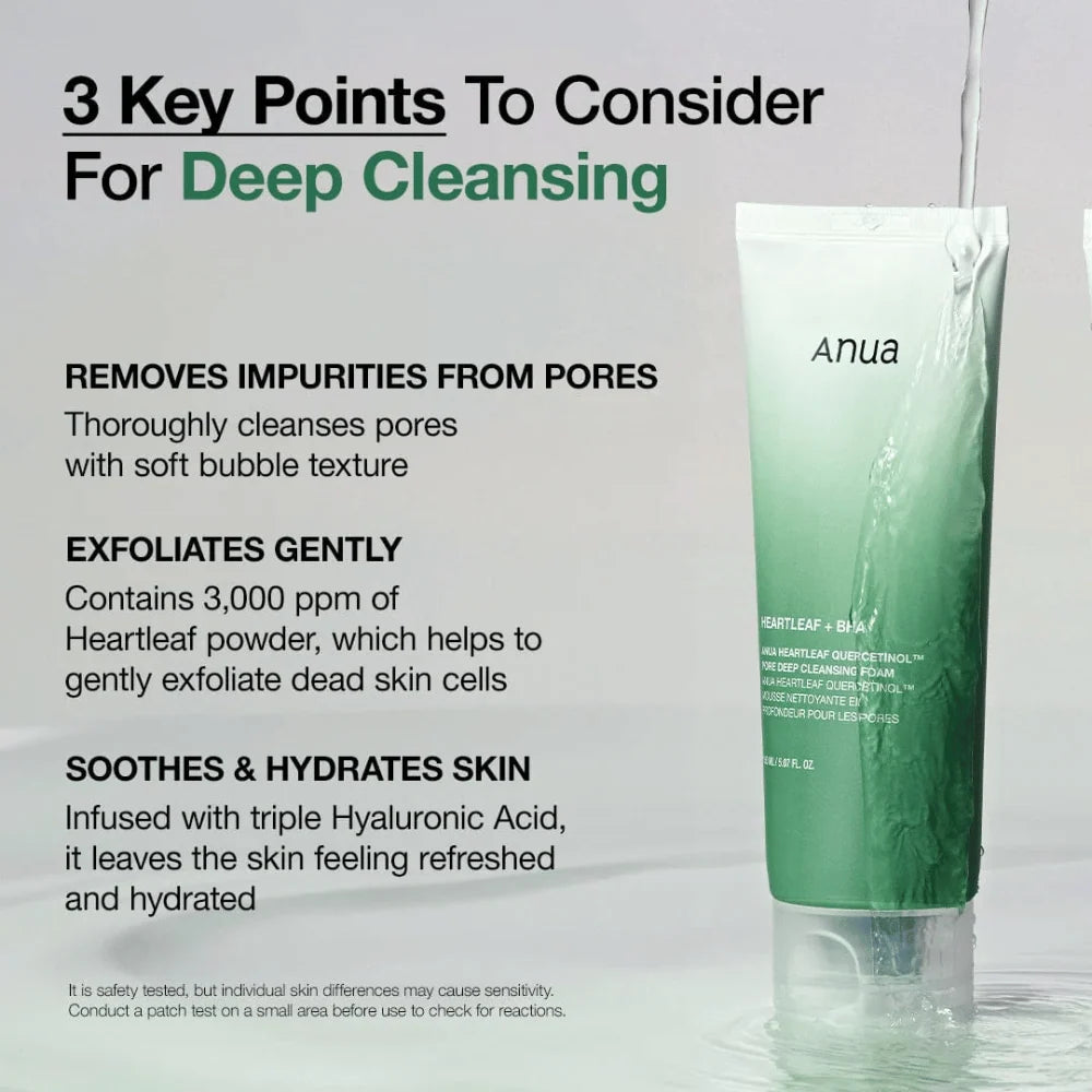 Heartleaf Quercetinol Pore Deep Cleansing Foam 150ml