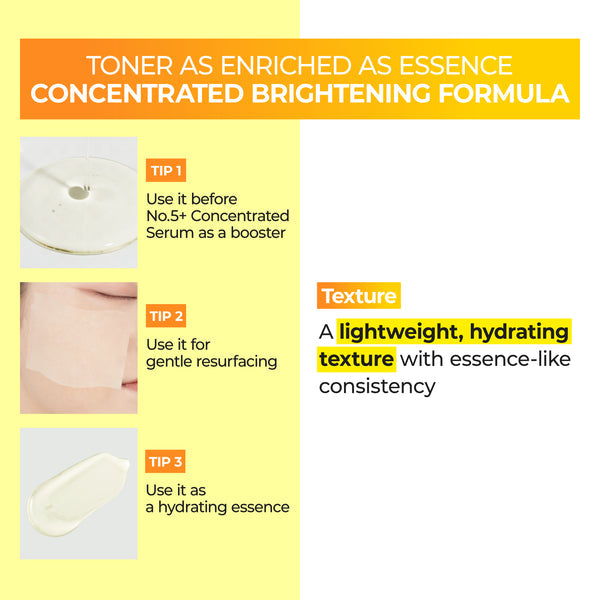 Numbuzin No.5+ Glutathione Vitamin Boosting Essential Toner