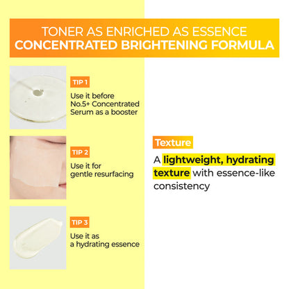 Numbuzin No.5+ Glutathione Vitamin Boosting Essential Toner