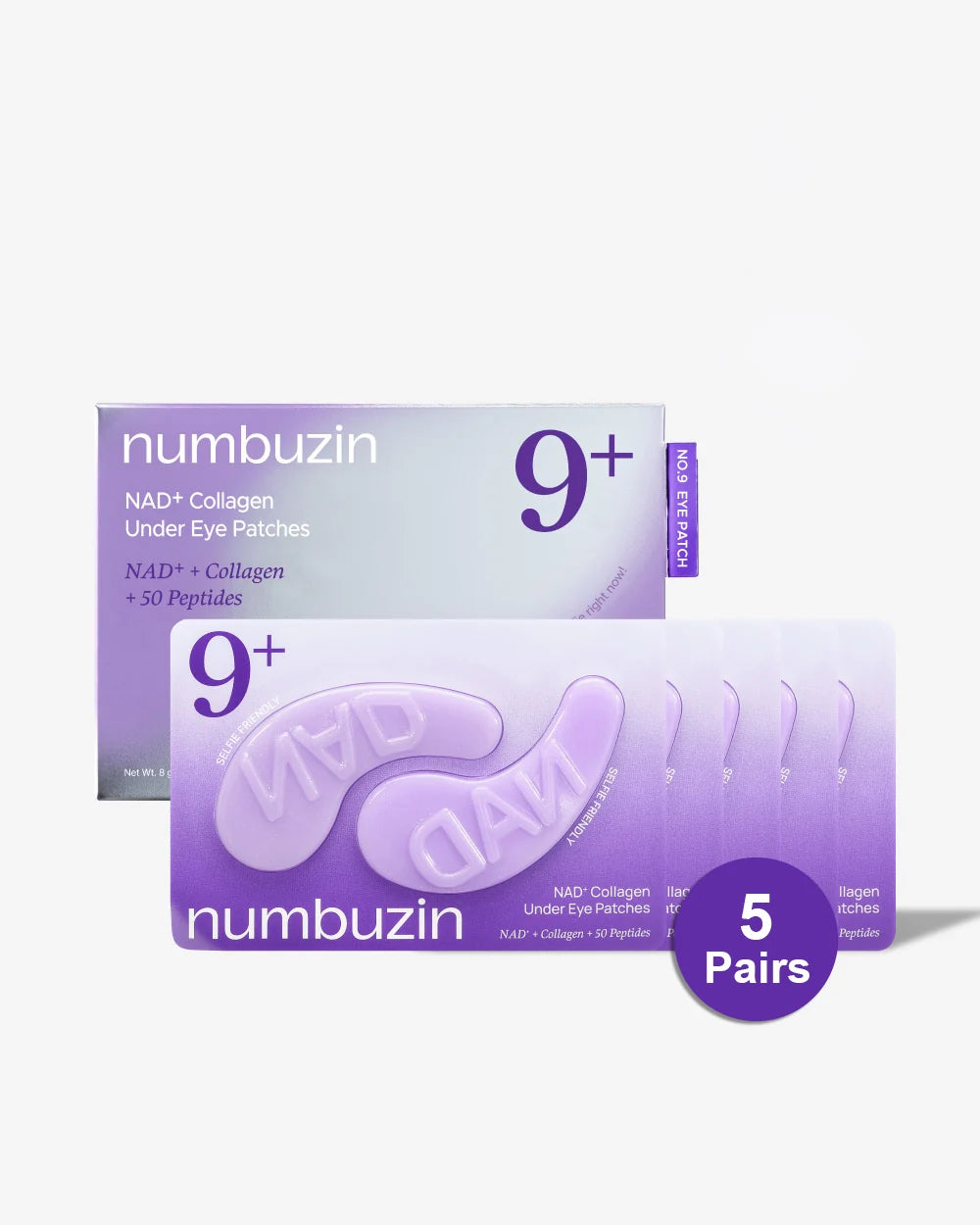 Numbuzin No.9 NAD+ Collagen Under Eye Patches
