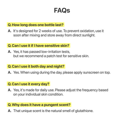 Numbuzin No.5 Glutathione TXA Advanced Dark Spot Ampoule Concentrate