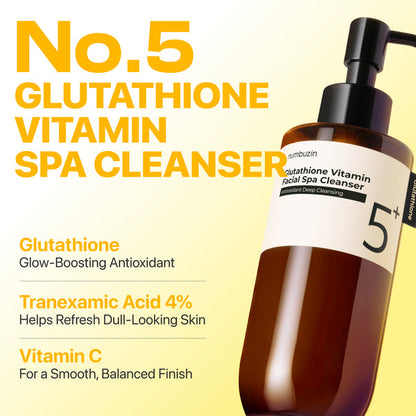 Numbuzin No.5+ Glutathione Vitamin Facial Spa Cleanser