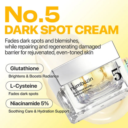 Numbuzin No. 5+ Vitamin Glutathione Dark Spot Laser Cream