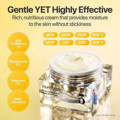 Numbuzin No. 5+ Vitamin Glutathione Dark Spot Laser Cream