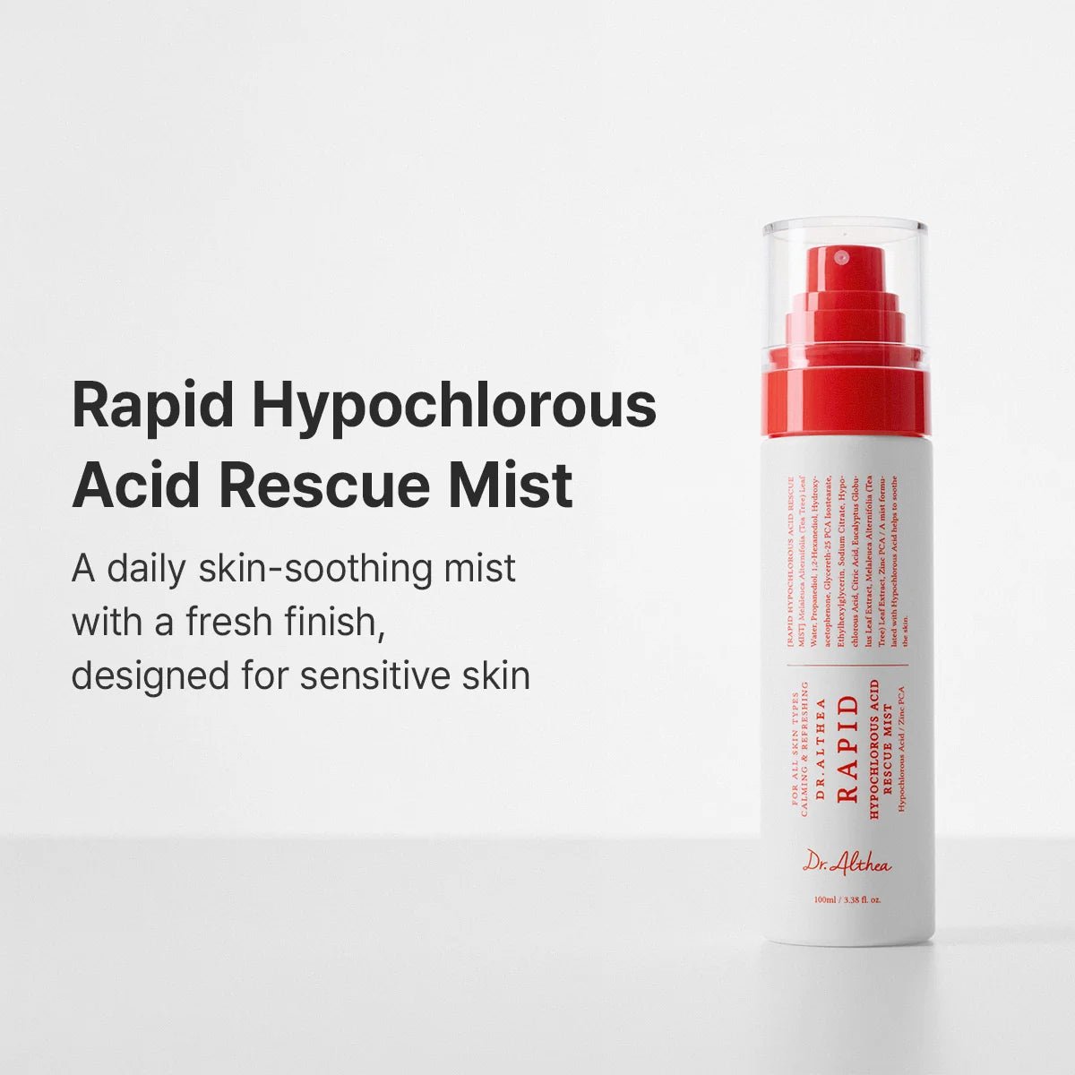 Rapid Hypochlorous Acid Rescue Mist 100ml