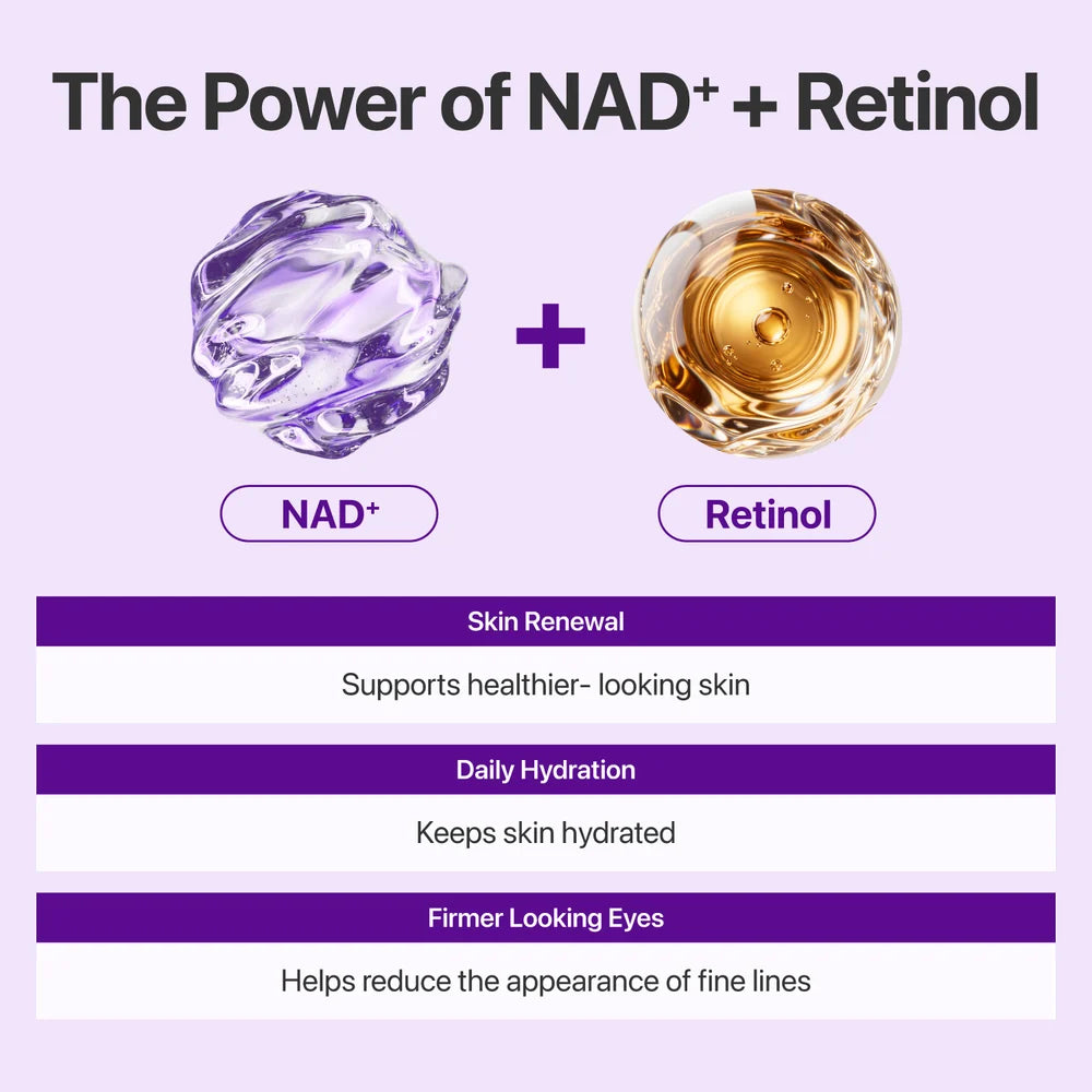 Numbuzin No.9 NAD+ Retinol Volumetox Eye Cream
