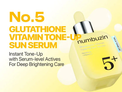 Numbuzin No.5 Glutathione Vitamin Tone-up Sun Serum