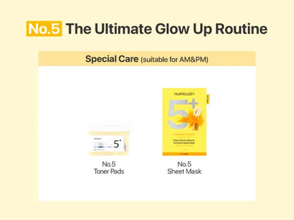 Numbuzin No.5 Glutathione Vitamin Tone-up Sun Serum