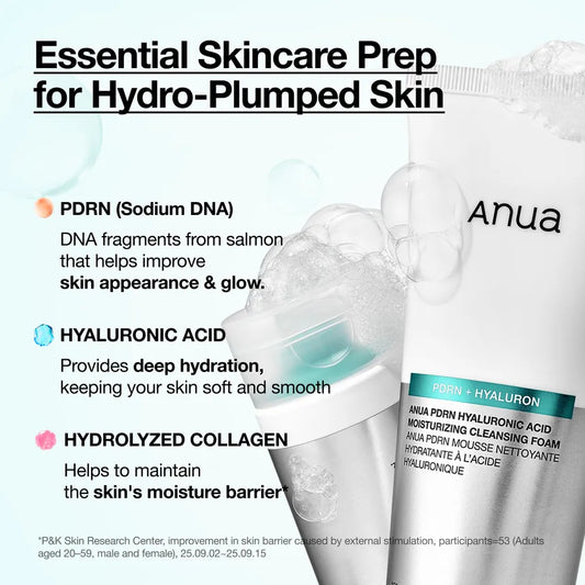 PDRN Hyaluronic Acid Moisturizing Cleansing Foam