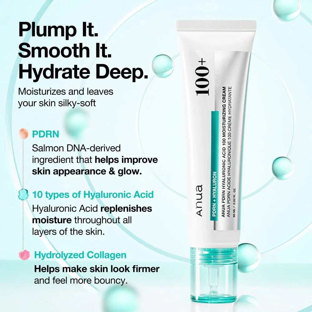 PDRN Hyaluronic Acid 100 Moisturizing Cream