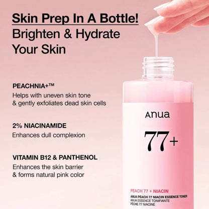 Peach 77% Niacin Essence Toner 250ml